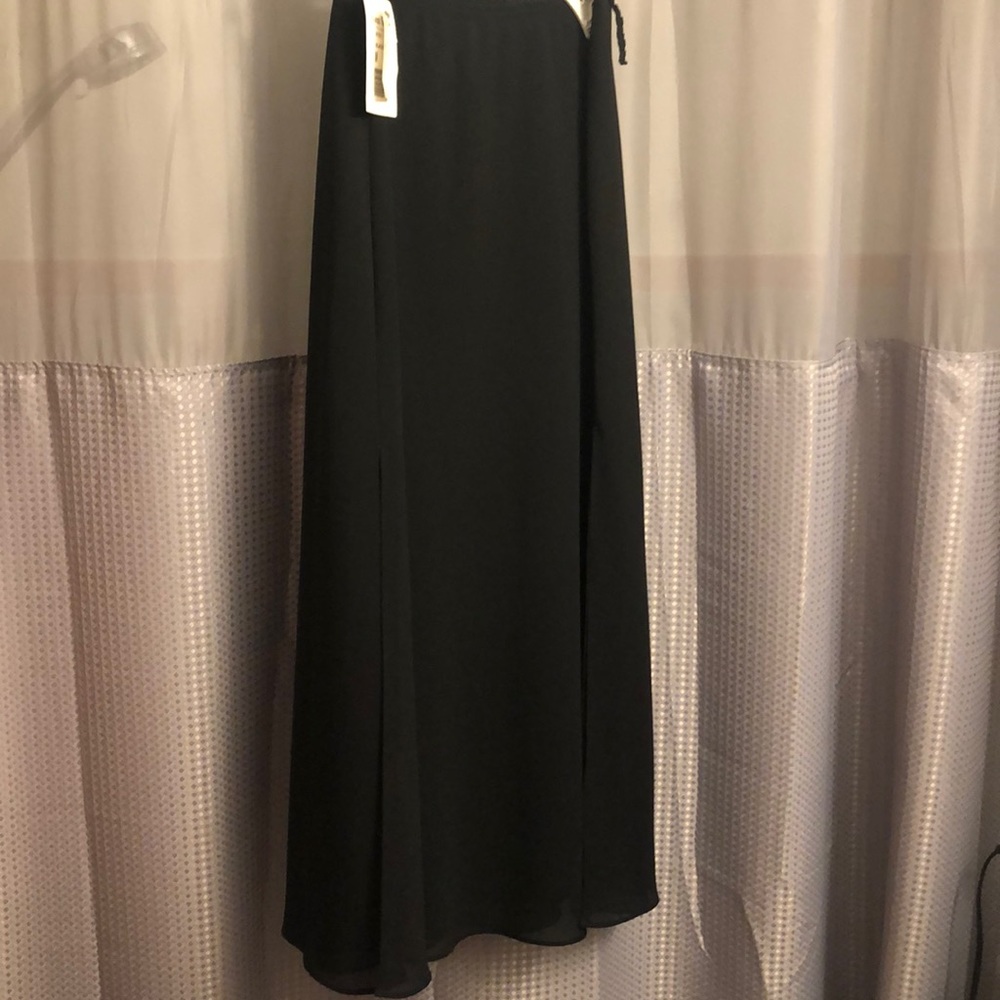 Black formal skirt